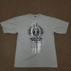 Vintage Southpole Shirt Mens XL Gray Graphic Authentic Collection Street Y2K